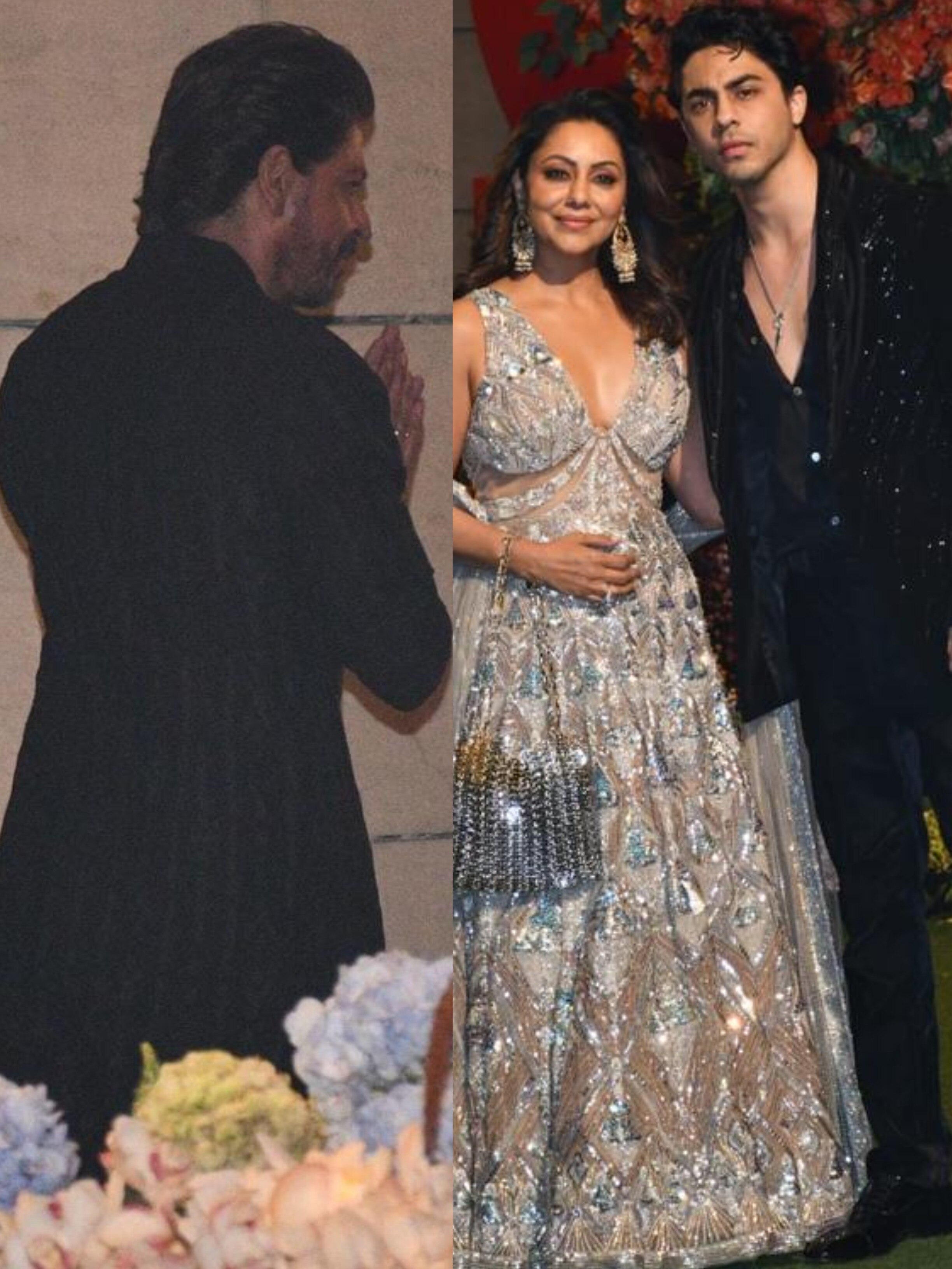 शाहरुख ने पैपराजी से किया किनारा, अंबानी परिवार की पार्टी में गौरी- आर्यन हुए स्पॉट