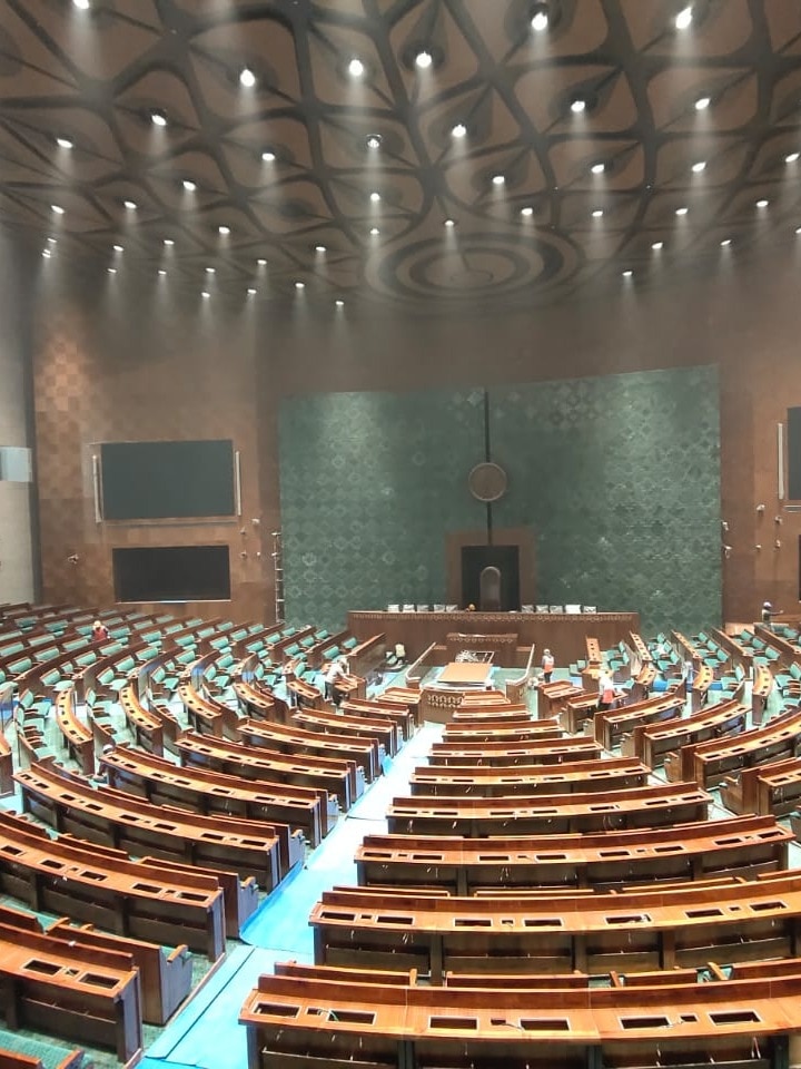 भव्य और विशाल: हमारी नई संसद का फर्स्ट लुक जारी 