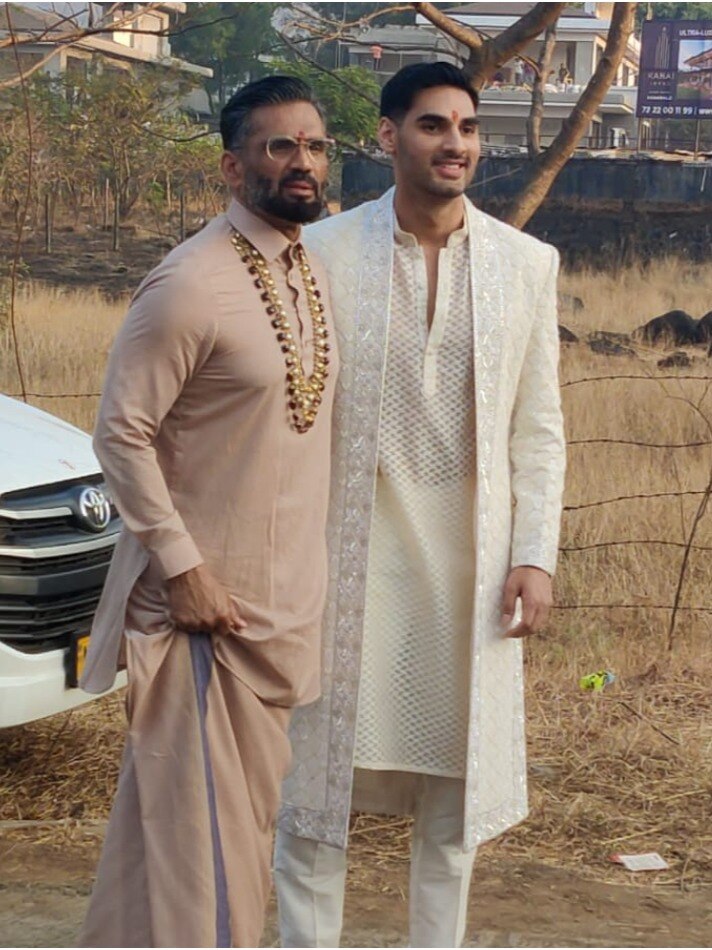 KL राहुल बने सुनील शेट्टी के दामाद, अन्ना का ट्रेडिशनल लुक देखकर इम्प्रेस हुए फैन्स