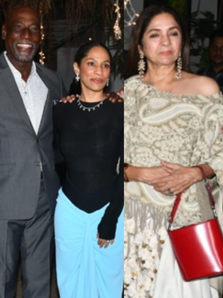 बेटी की वेडिंग पार्टी में साथ आए विवियन रिचर्ड्स-नीना गुप्ता, फोटोज वायरल