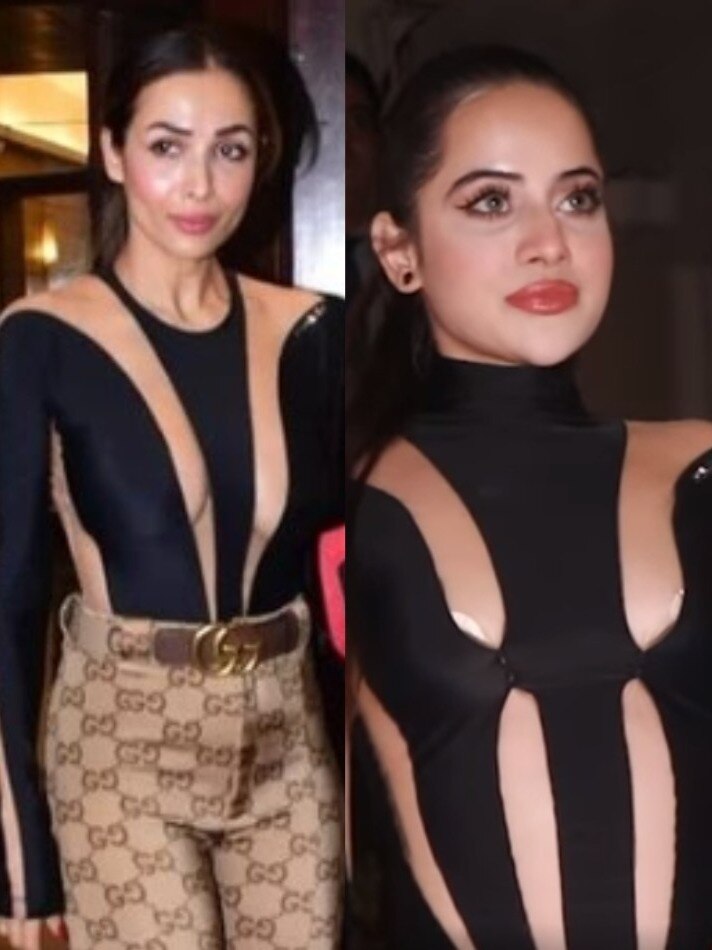 मलाइका अरोड़ा ने उर्फी जावेद को किया कॉपी? फोटोज वायरल  