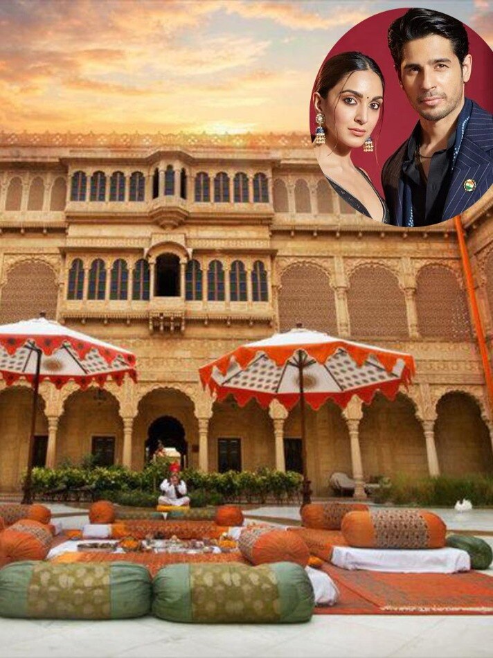 दुल्हन की तरह सजा सिद्धार्थ-कियारा की शादी का मंडप, सामने आईं इनसाइड फोटोज