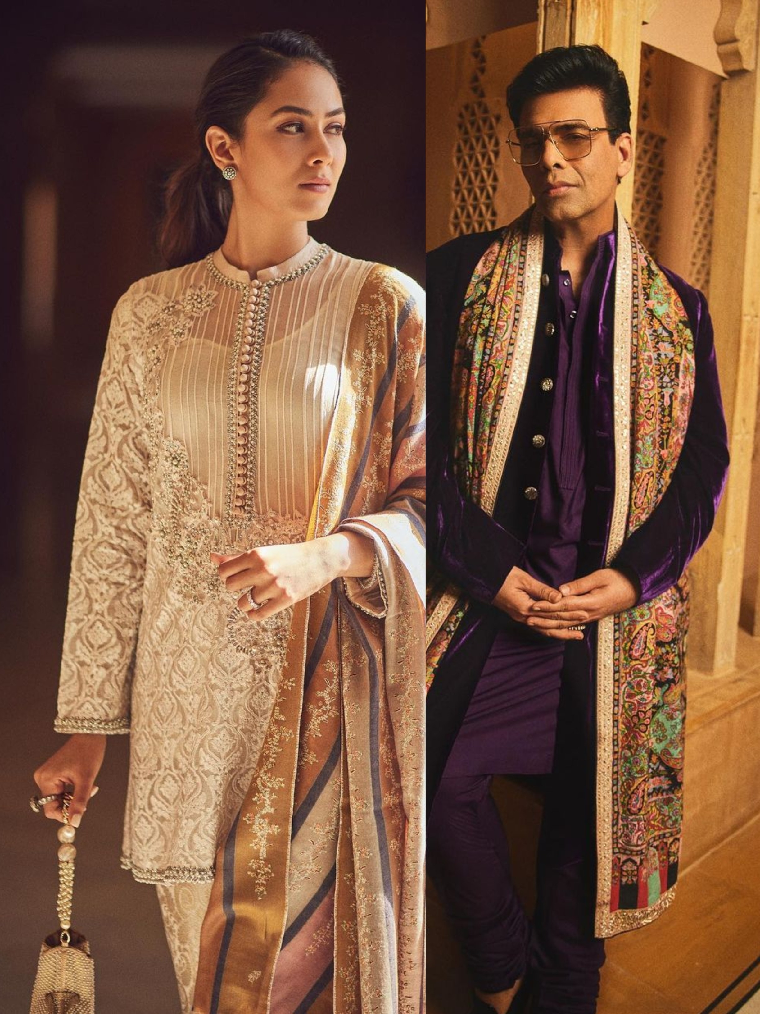 सिद्धार्थ-कियारा की शादी में छाए करण जौहर-मीरा राजपूत 