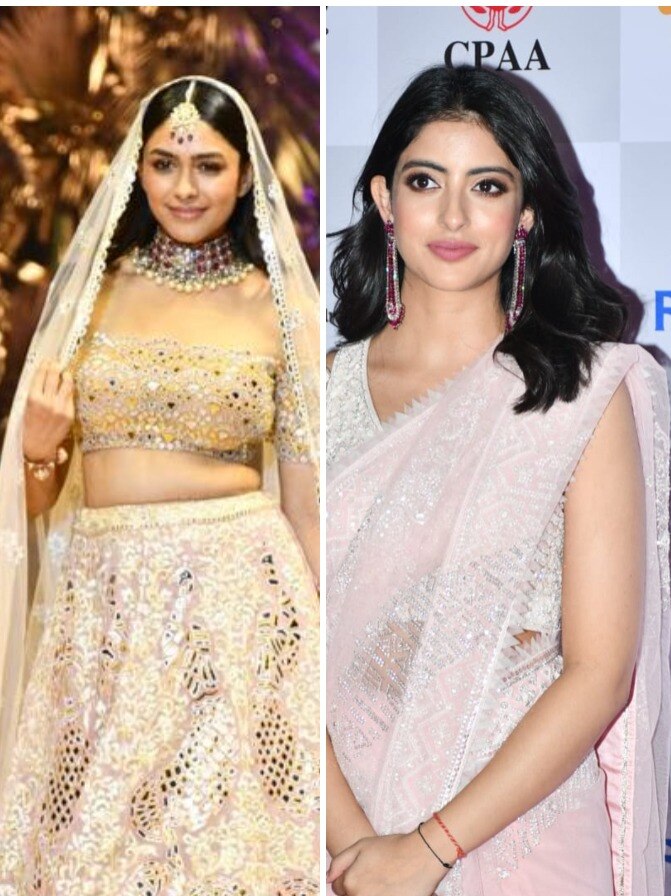 रैम्प पर वॉक कर रही थीं मृणाल, लेकिन नव्या नवेली ने लूटी शो की लाइमलाइट