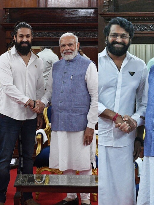 PM Modi Meets KGF’s Yash, Kantara’s Rishabh Shetty, Zerodha’s Nikhil Kamath and Nithin Kamath In Bengaluru