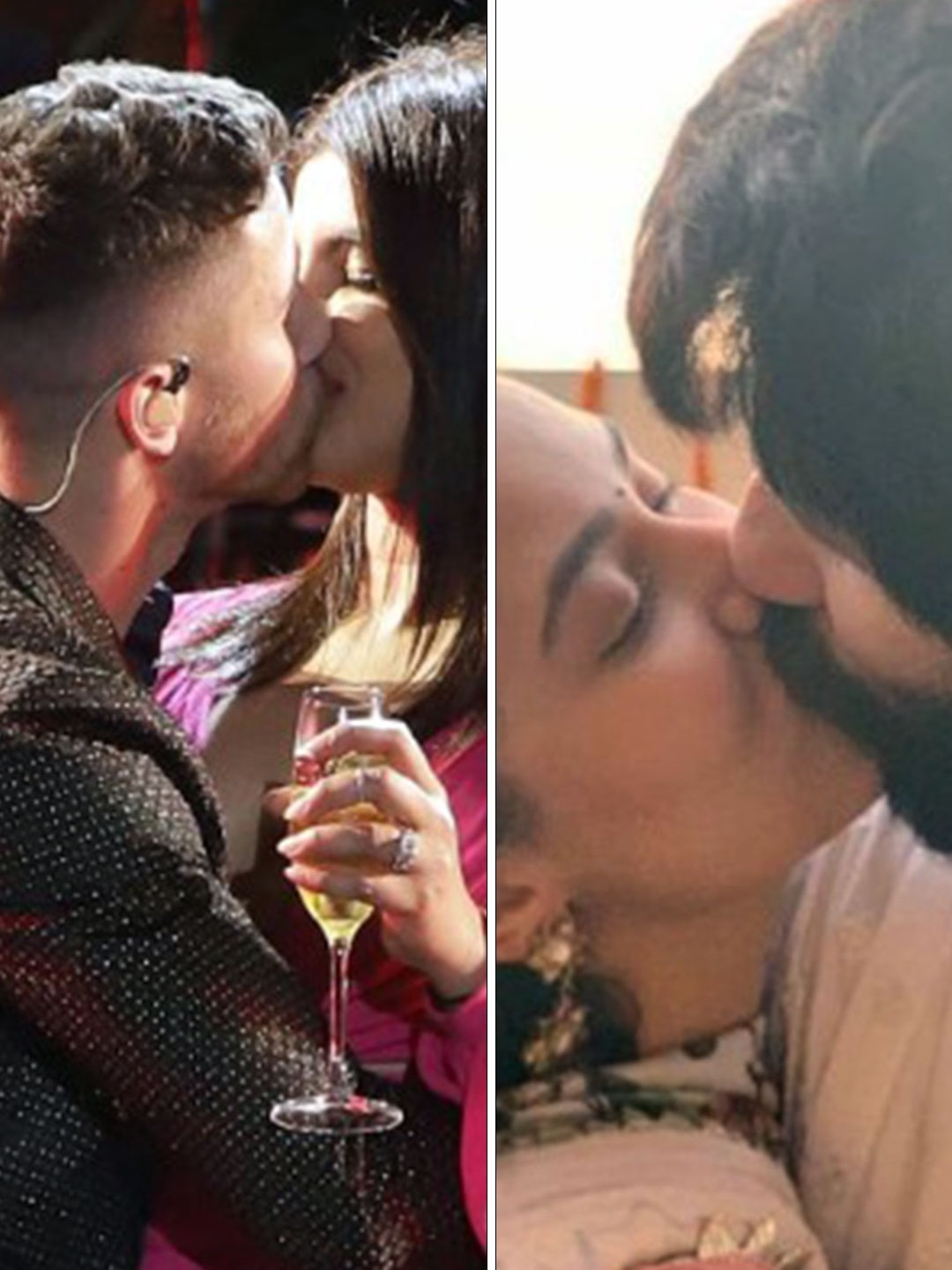 प्यार में नहीं की इन कपल्स ने शर्म, सरेआम हुए रोमांटिक, Liplock वायरल 