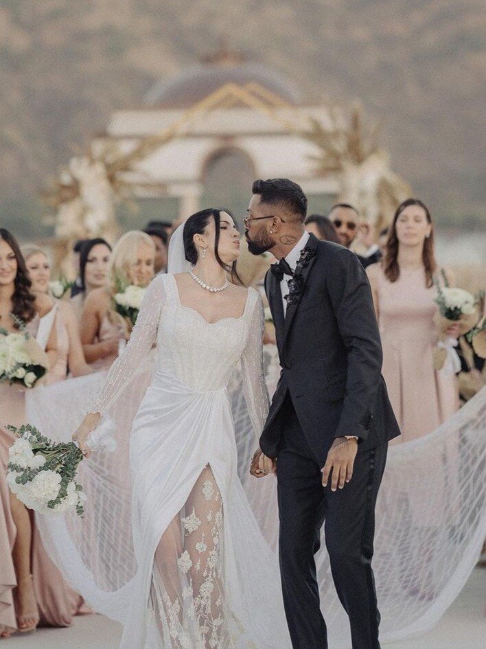 Hardik Pandya, Natasa Stankovic’s Christian Wedding in Udaipur: Pics, Videos As They Renew Vows