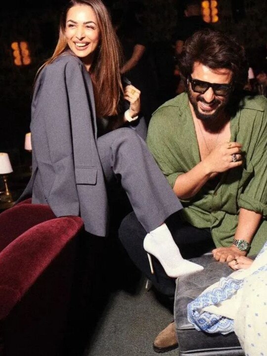 अर्जुन के बगल में बैठीं मलाइका, बॉयफ्रेंड ने ऐसा क्या कहा, नहीं रुक रही हंसी