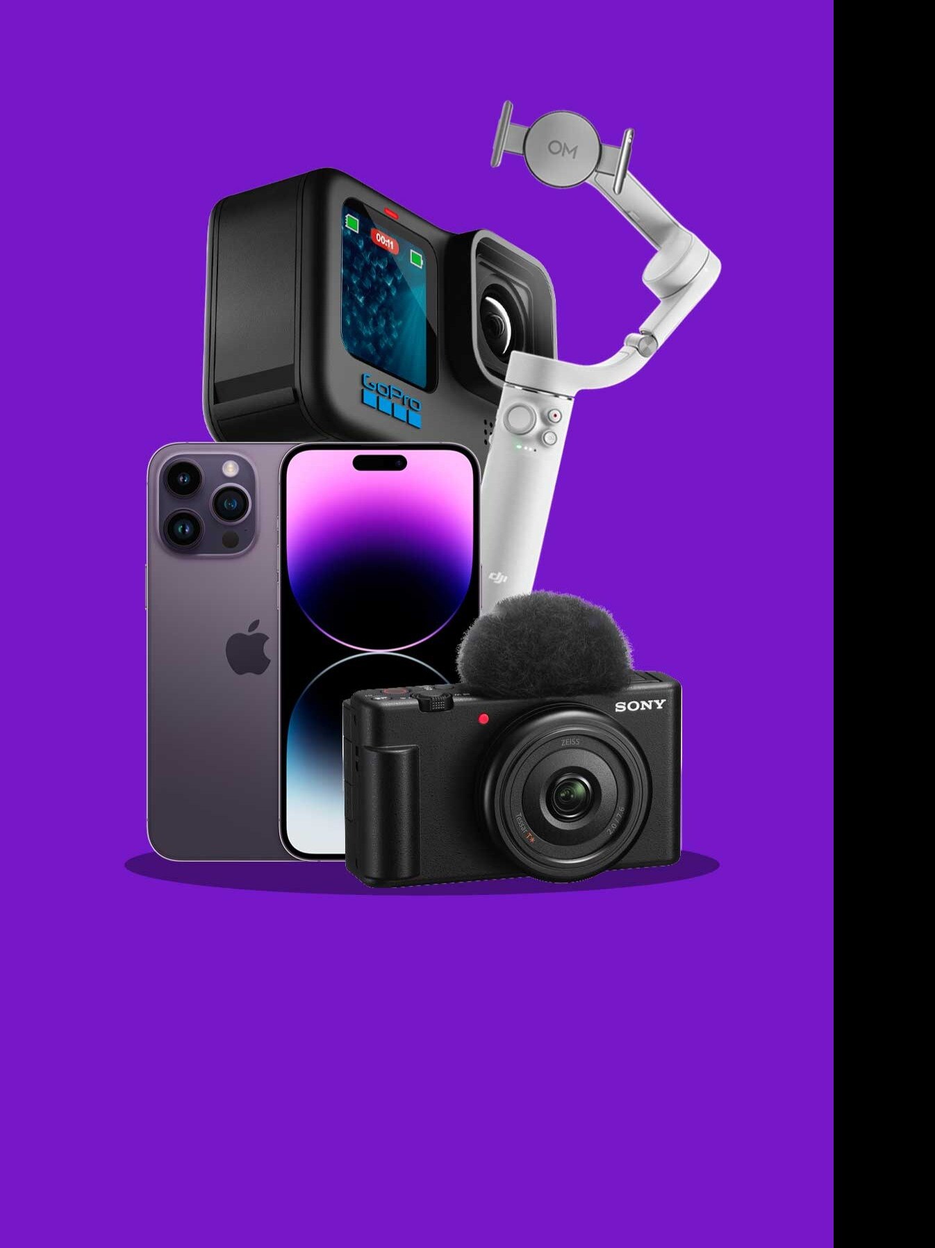 iPhone 14 Pro Max, GoPro Hero 11, Sony ZV-1F, DJI OM 5: Tech Today’s Must-Have Gadgets for Vloggers