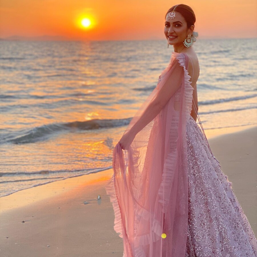 Kriti sales kharbanda lehenga