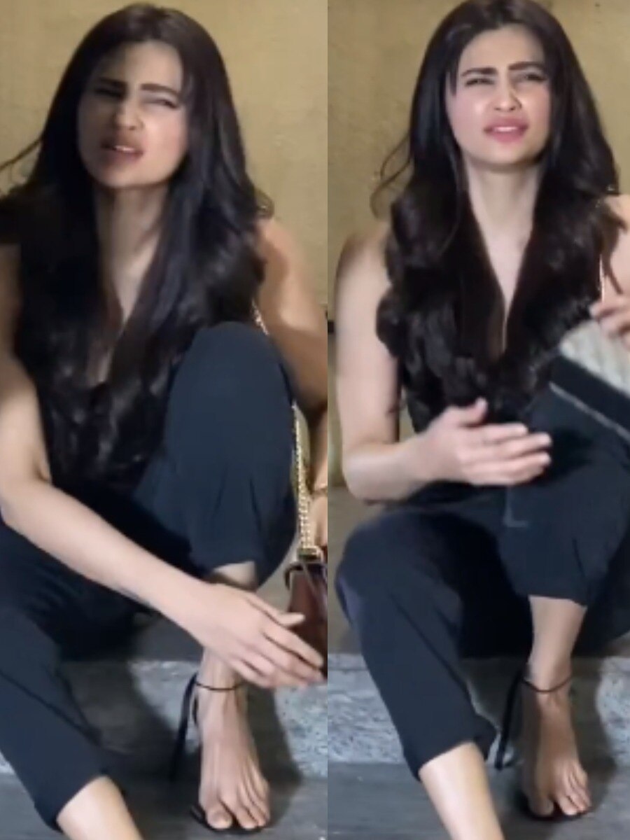 टूटी चप्पल, हुईं परेशान, 38 साल की एक्ट्रेस का उड़ा मजाक, यूजर्स बोले- ऐसी हील्स पहननी क्यों है?