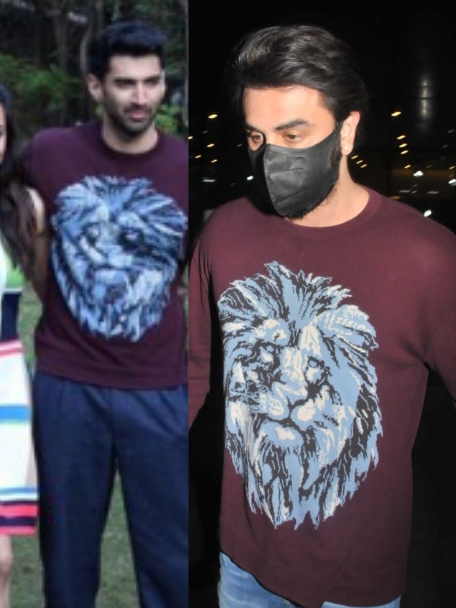 रणबीर ने पहनी आदित्य रॉय कपूर की 6 साल पुरानी टी-शर्ट, यूजर्स ने उड़ाया मजाक
