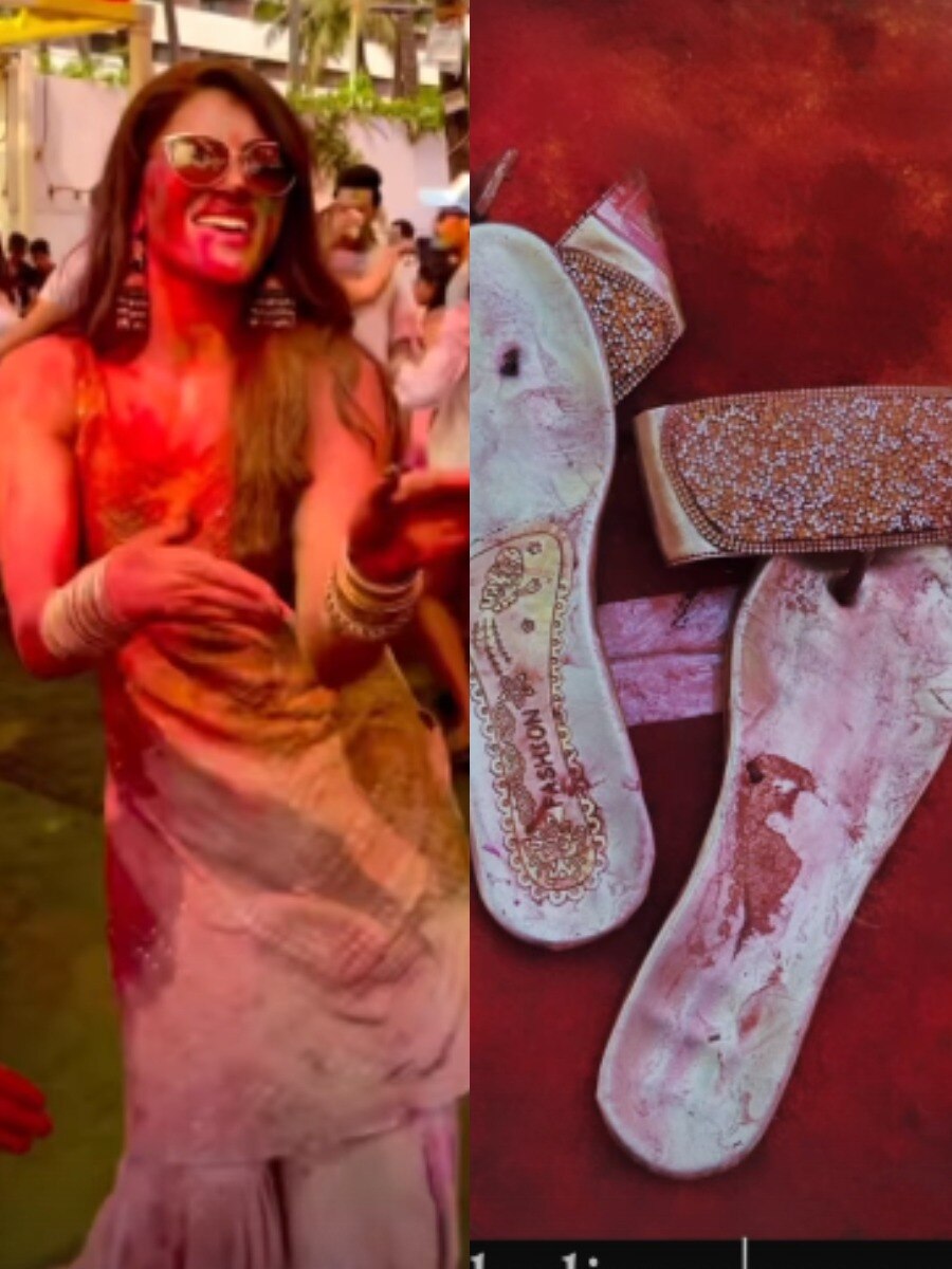 उर्वशी ने जमकर खेली होली, मस्ती करते हुए टूटी चप्पल, यूजर्स बोले- RP कहां हैं?
