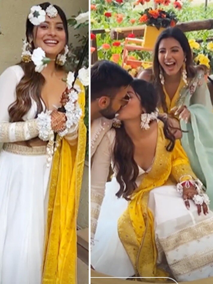  हल्दी में मंगेतर संग रोमांटिक हुई एक्ट्रेस, दूल्हे को किया Liplock, 30 की उम्र में बनने जा रही दुल्हन