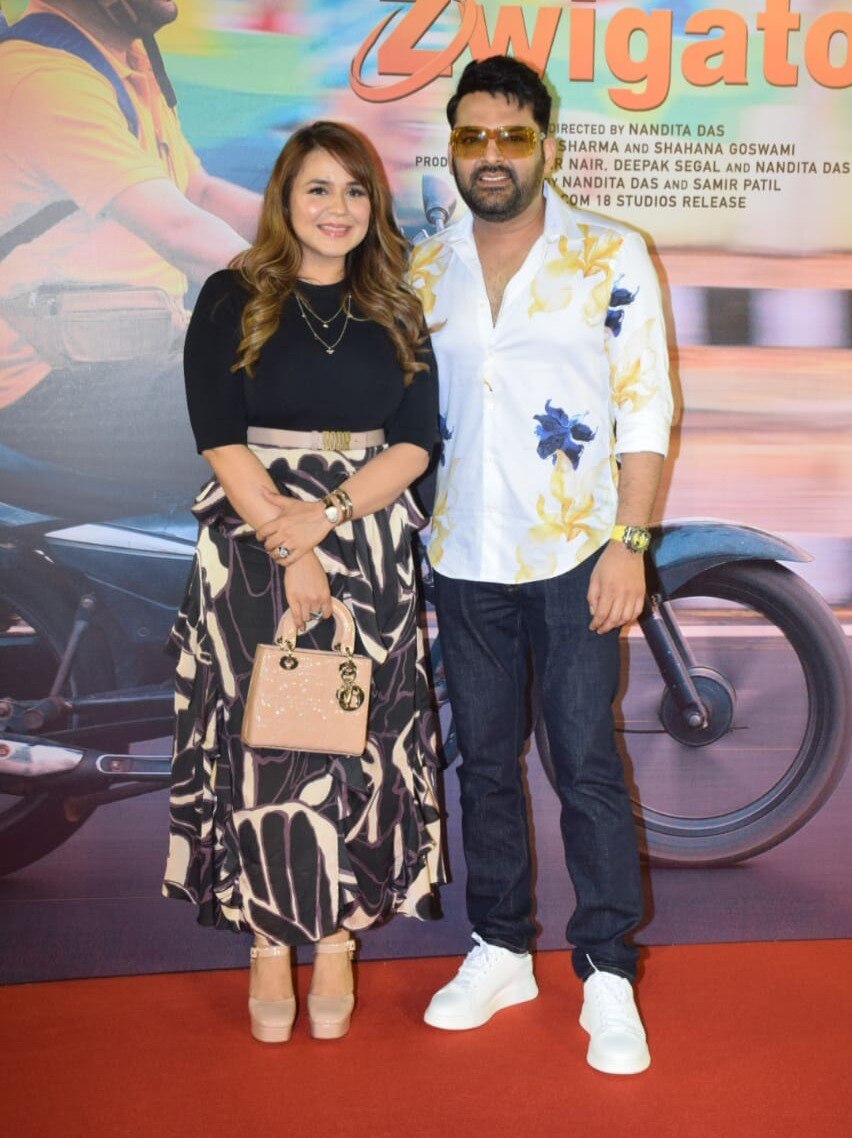 ग्लैमरस एक्ट्रेसेज के बीच कपिल शर्मा की पत्नी ने लूटी लाइमलाइट, खूबसूरती पर फिदा फैंस