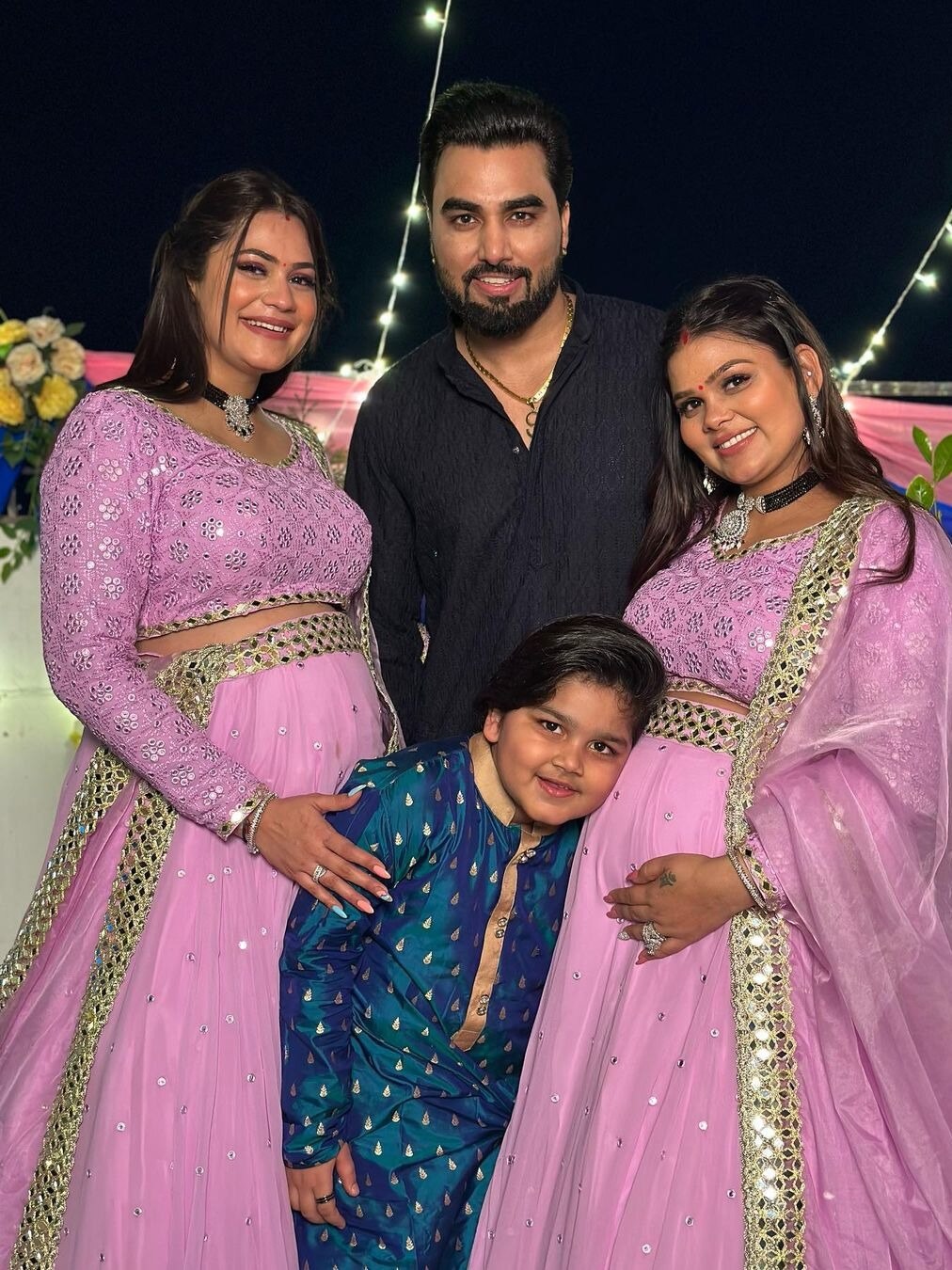 डिलीवरी से पहले एक्टर की प्रेग्नेंट बीवियों का एक्सीडेंट! दोनों सेफ, लेकिन पति से पड़ी डांट