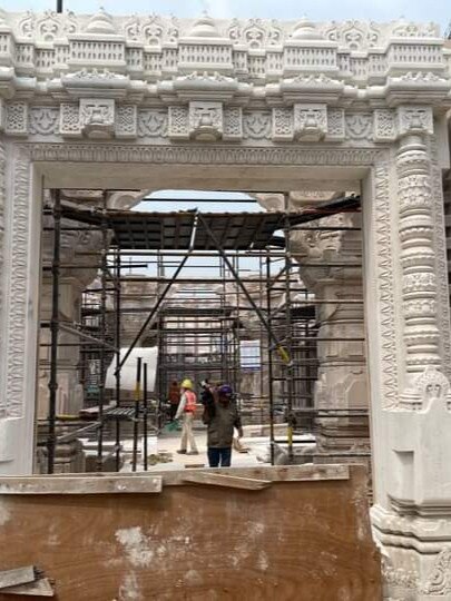 अयोध्या: दिखने लगा राम मंदिर का स्वरूप! PHOTOS