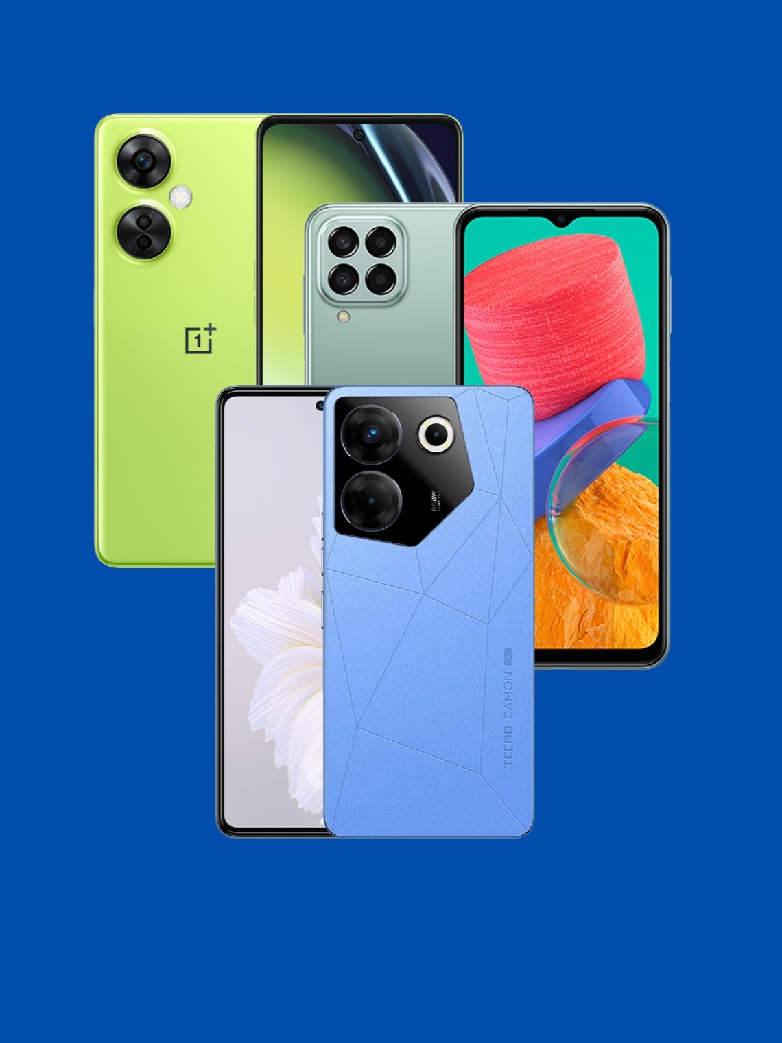 Top smartphones under Rs 20,000 in India: OnePlus Nord CE 3 Lite, Samsung Galaxy M33 5G, Vivo T2, and more