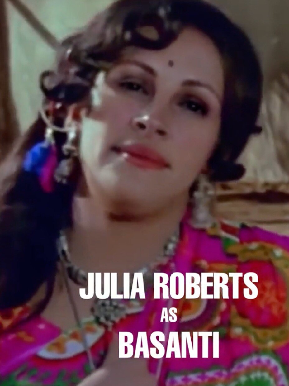 AI video features Hollywood actors in Bollywood classic Sholay; Check out Julia Roberts as Basanti, Al Pacino as Veeru, Robert De Niro as Jai, Anthony Hopkins as Gabbar Singh 