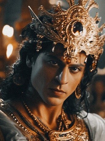 Shah Rukh Khan as Lord Krishna amid Janmashtami celebrations, Dulquer Salmaan as Arjun, Chiyaan Vikram as Karan, Alia Bhatt as Draupadi, Nawazuddin as Shakuni: AI images of actors as Mahabharata characters