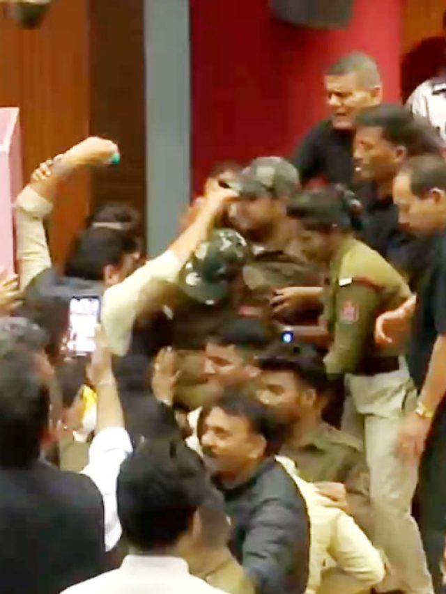 दिल्ली MCD सदन में फिर AAP और  BJP पार्षदों में  हुई हाथापाई