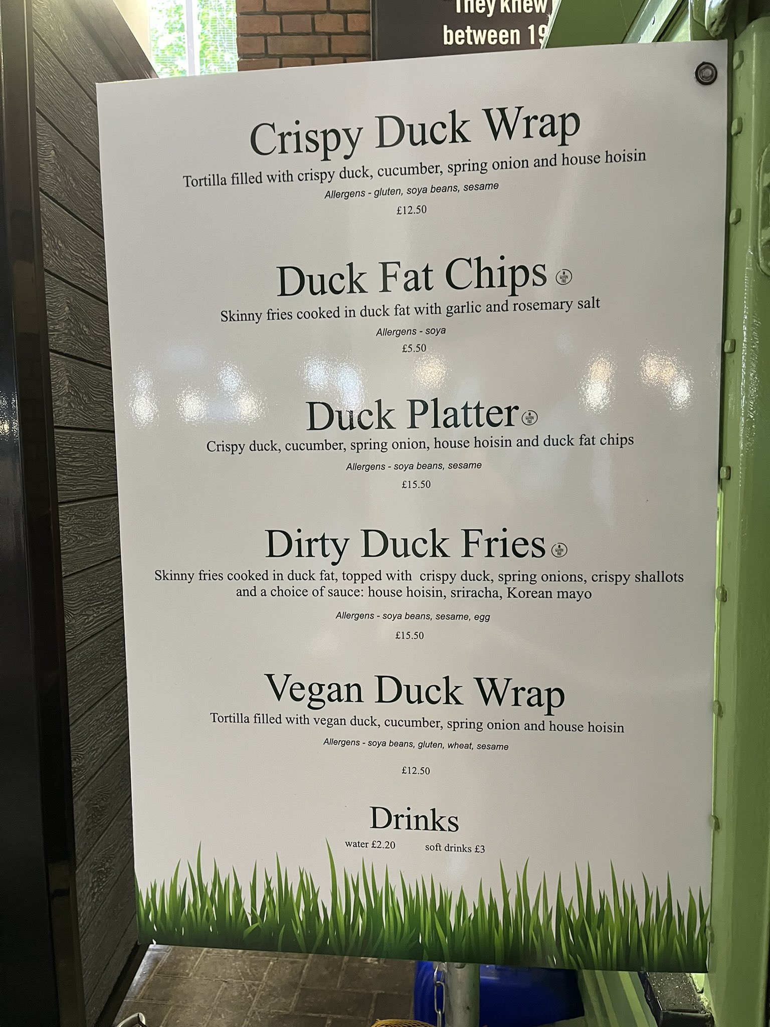 Gone for duck Oval's unique Lunch menu on Day 3