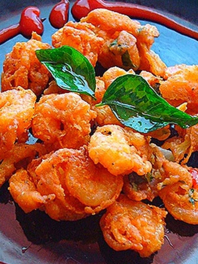 সন্ধ্যায় মুচমুচে চিংড়ি পকোড়া, সহজ রেসিপি