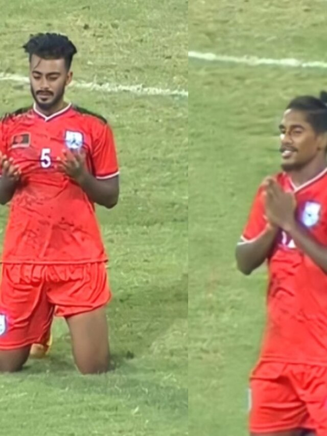 মাঠেই দোয়া-প্রার্থনা দুই ফুটবলারের, হিন্দু-মুসলিম মিলনের সংস্কৃতি