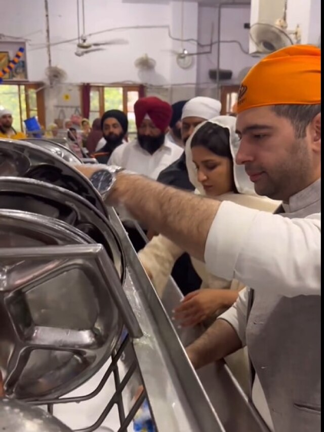 गुरुद्वारे में परिणीति-राघव ने धोए बर्तन, बेटे-बहू संग वेकेशन पर सनी देओल