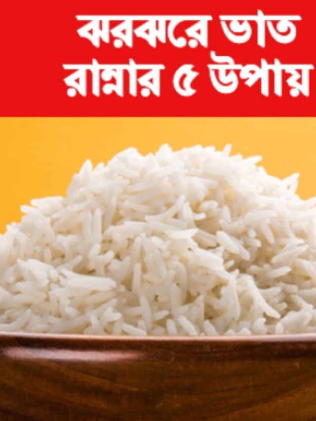 সরু চালের ভাত গলে যায়?  ৫ টিপসে হবে ঝরেঝরে ভাত