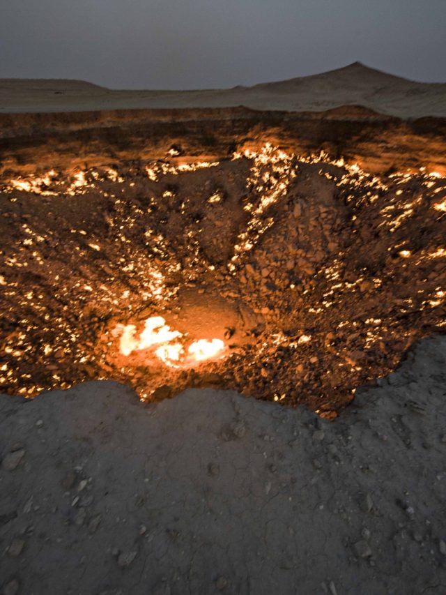 পৃথিবীর এই প্রান্তে  রয়েছে নরকের দরজা, বাতাগাইকা ক্রেটার