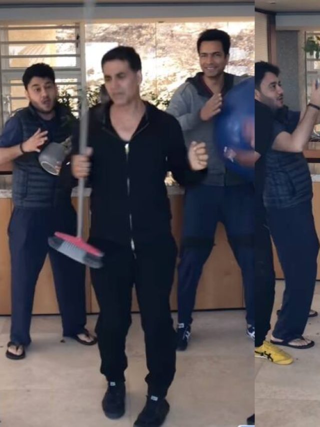 दोस्तों संग झाड़ू-गमला लेकर नाचे अक्षय, फ्रेंडशिप डे पर वायरल हुआ मस्तीभरा वीडियो