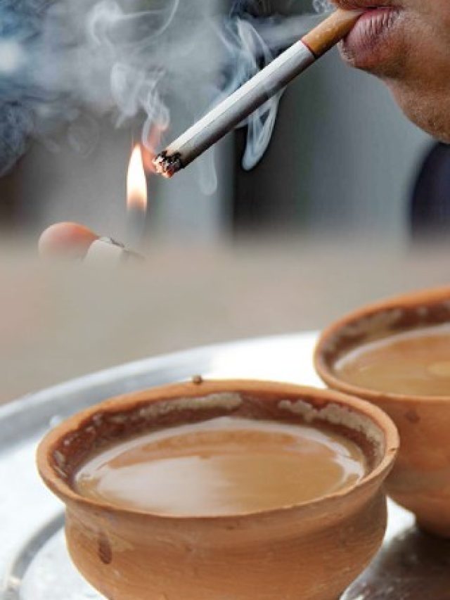 গরম চায়ের সঙ্গে সিগারেটে সুখটান? ডবল ক্ষতি হচ্ছে