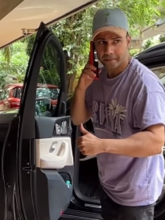 क्लीन शेव लुक में छाए वरुण धवन, पर मीडिया को देख गुस्साए, बोले- आजा अंदर आजा