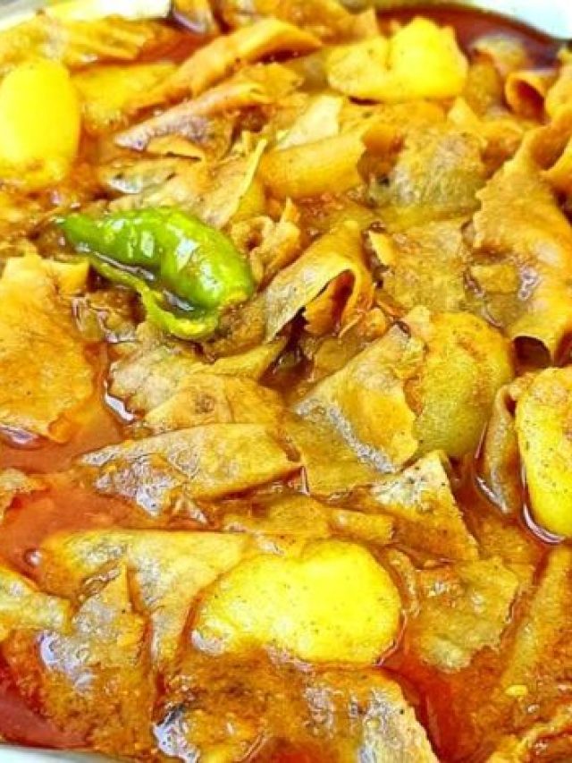 নিরামিষ দিনে আলু দিয়ে পাঁপড়ের তরকারি, ভুলে যাবেন মাছ-মাংস