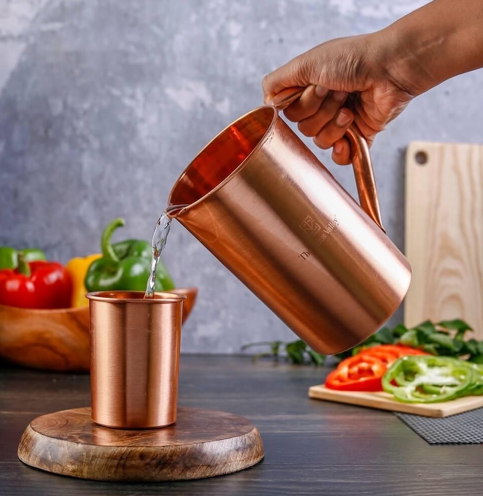 Benefits Of Drinking Water From Copper Bottle Vessels