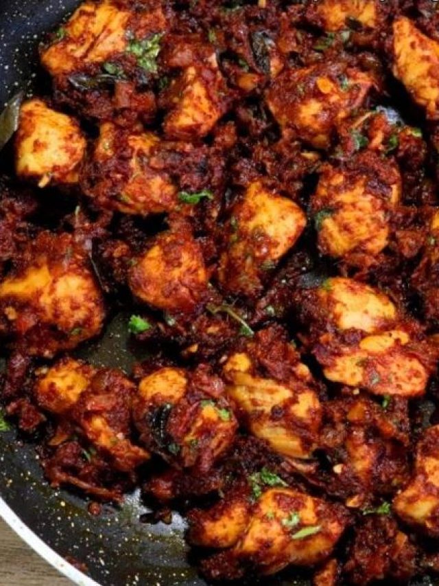 চিকেন শুখা ফ্রাই, রুটি দিয়ে খেতে হলে এভাবে বানান