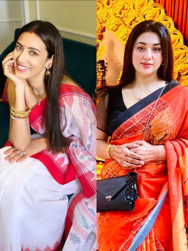 বাংলাদেশে অপু-মিম-চঞ্চলদের কেমন কাটল দুর্গাপুজো? দেখুন