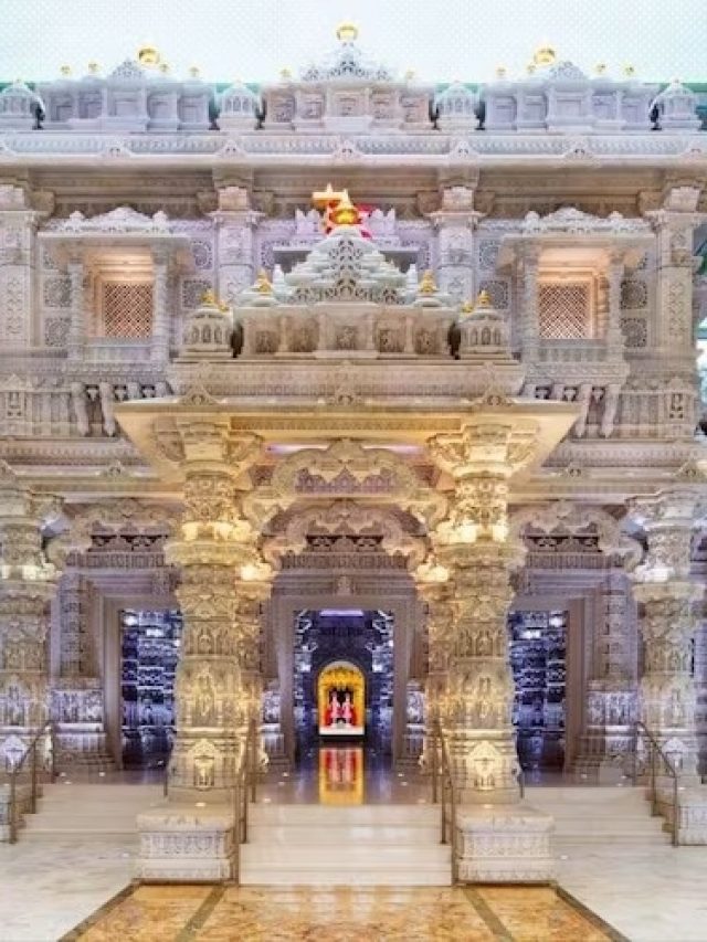 আমেরিকায় খুলল অক্ষরধাম মন্দির, দেখুন ছবি