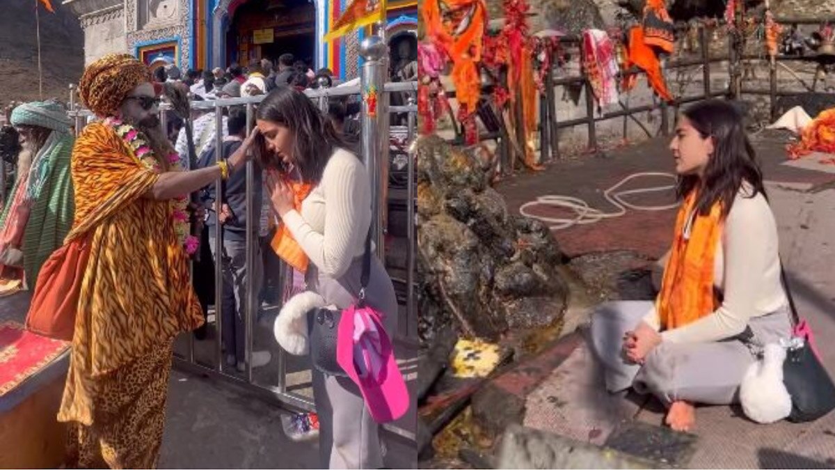 सारा ने किए बाबा केदारनाथ के दर्शन, साधु-संतों से लिया आशीर्वाद, फैंस को याद आए सुशांत