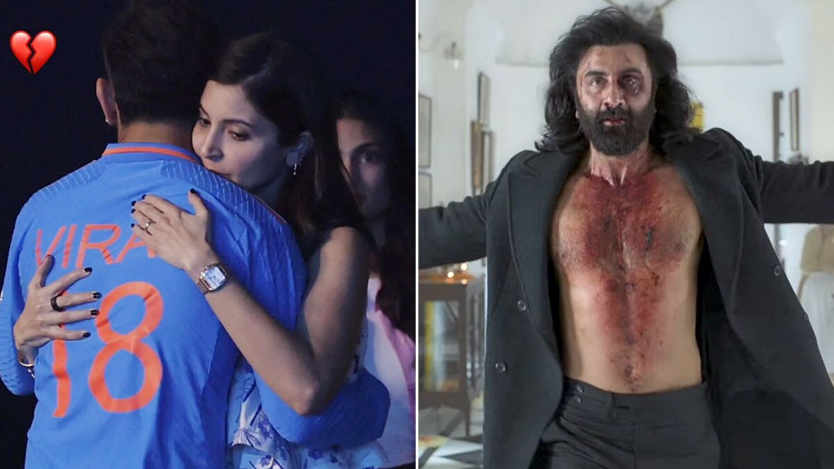 अनुष्का ने पोंछे पति विराट के आंसू, 'एनिमल' बने रणबीर ने चौंकाया