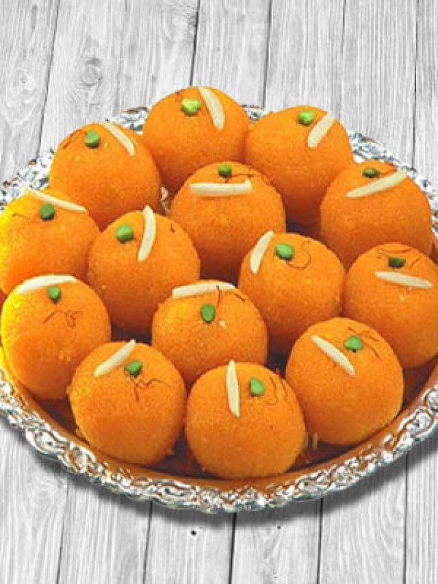 দোকানের মতো মতিচূর লাড্ডু, দীপাবলিতে বাড়িতেই বানান