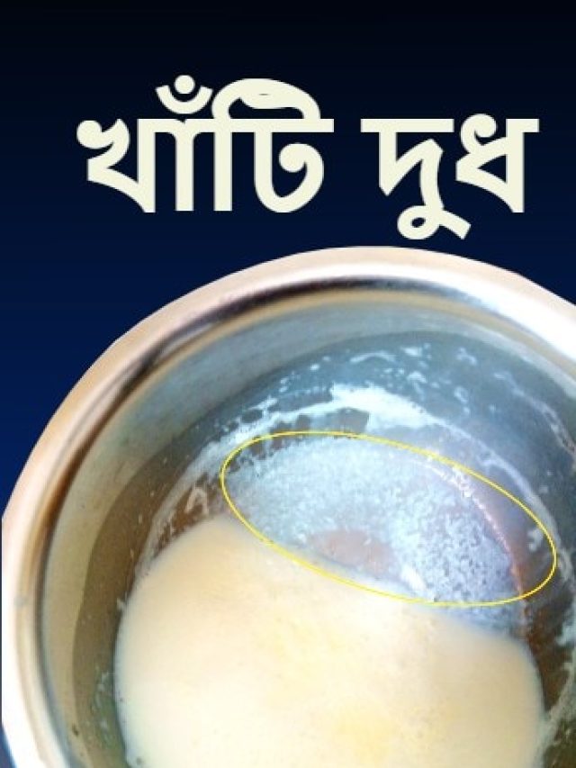 দুধ খাঁটি কিনা কীভাবে জানবেন?