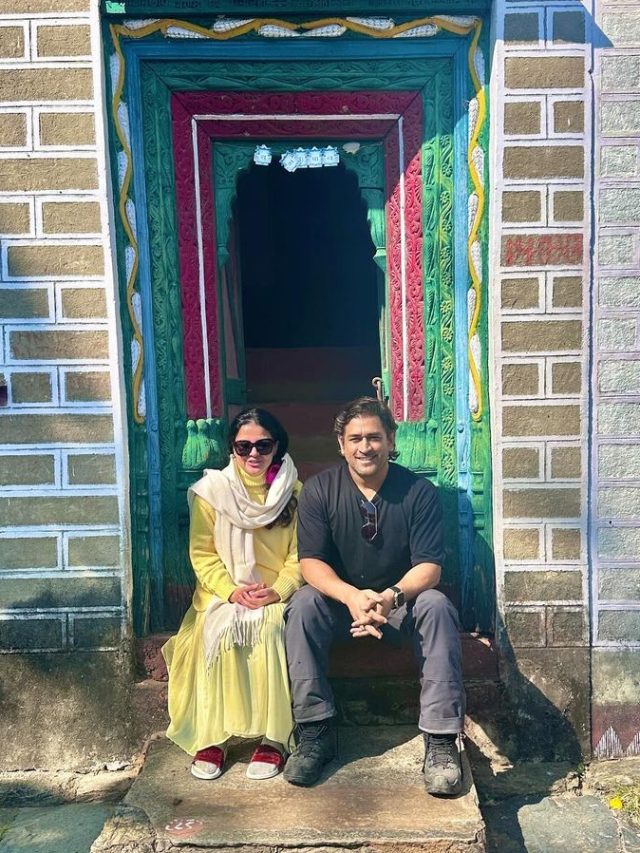 Viral videos: From temple run, revisiting childhood memories to fan interactions, humble Dhoni wins hearts during trip with wife Sakshi to his ancestral village in Uttarakhand