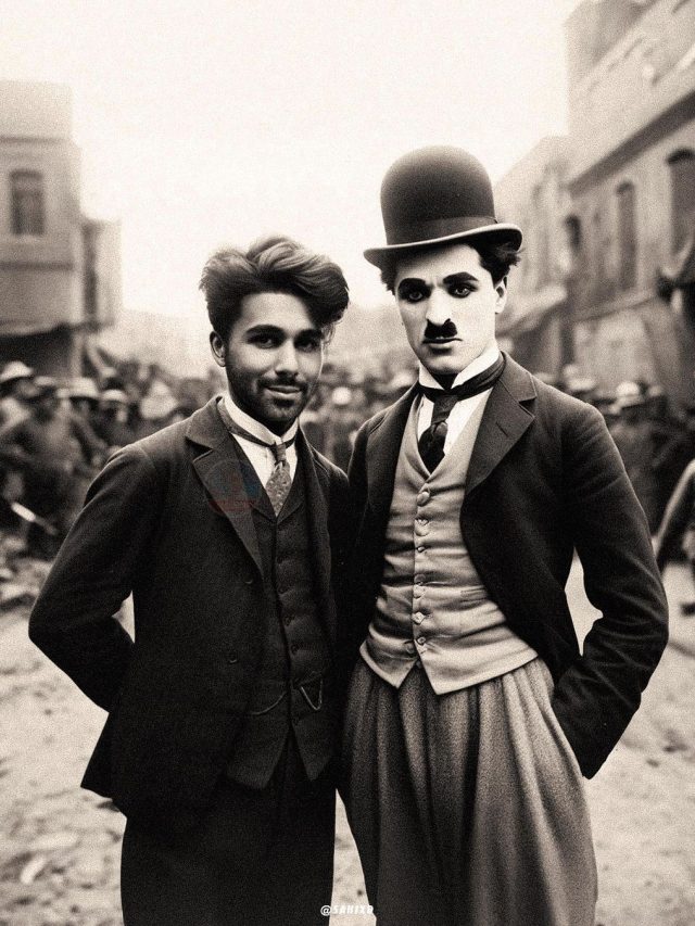 Orry with Charlie Chaplin, Mahatma Gandhi, Isaac Newton; AI images of socialite Orhan Awatramani who earns Rs 20-30 lakh a night by posing for selfies