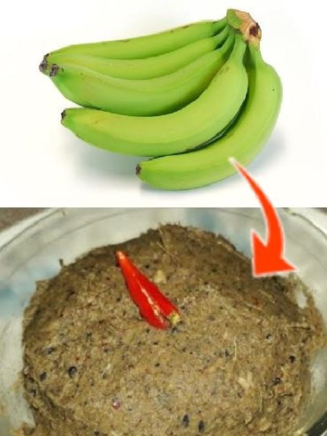 কাঁচাকলার খোসা ফেলে দেন? এভাবে ভর্তা বানিয়ে দেখুন