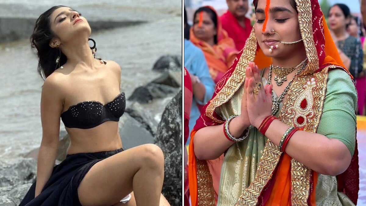 छठ में बदला एक्ट्रेस का लुक, ग्लैमरस डॉल से बनीं बिहार की देसी बहू