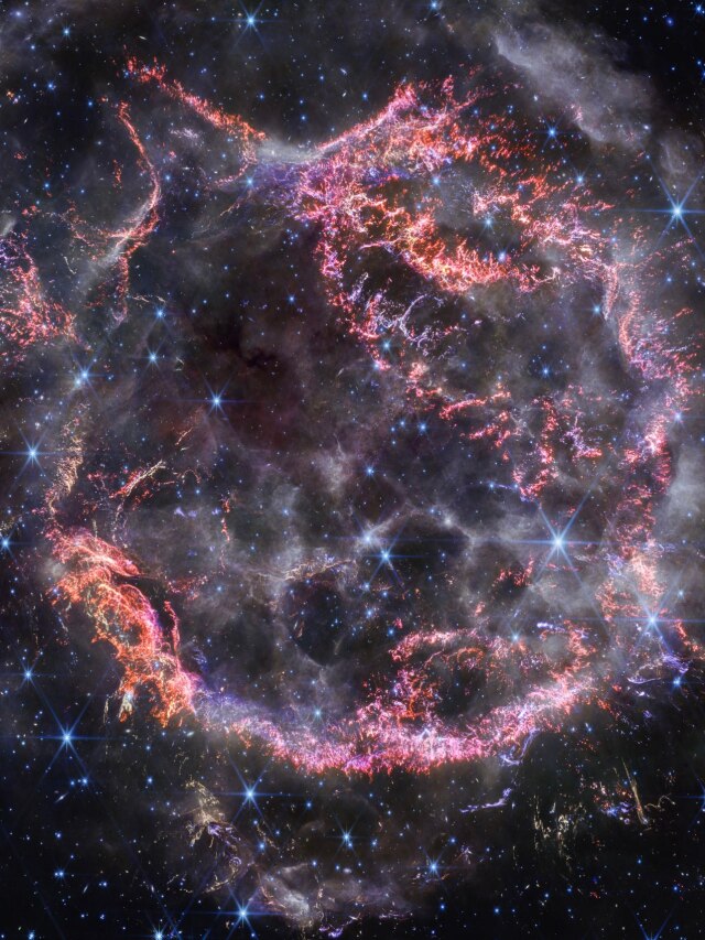 This explosion in space, will now form a new solar system! James Webb Telescope captures Cassiopeia A in its latest discovery