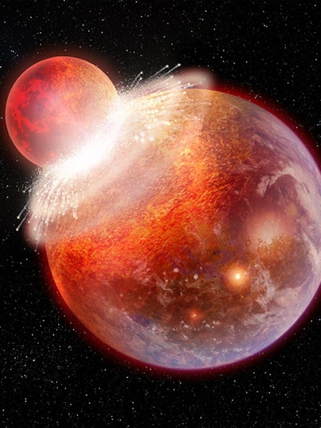 Accident in space! Two massive planets crashed into each other, find top experts