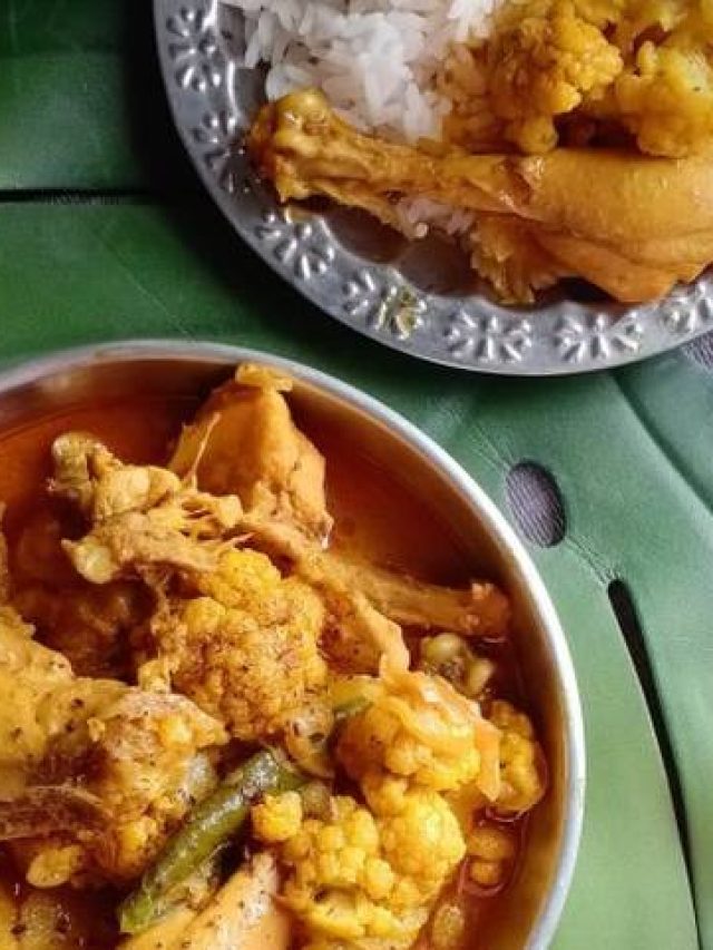 মুখে লেগে থাকার মত রেসিপি, ফুলকপি দিয়ে মুরগির ঝোল